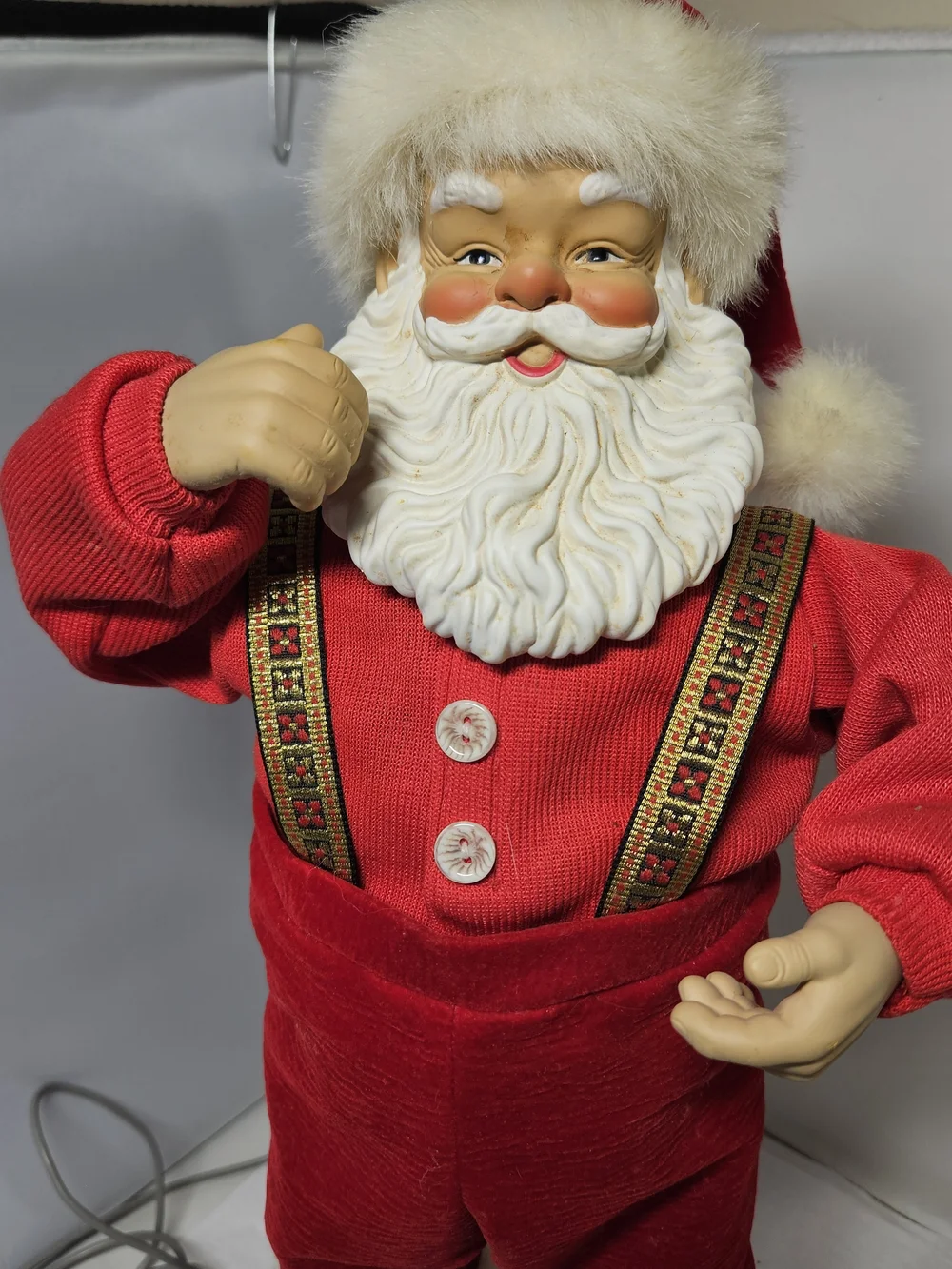 Musical Dancing Santa Claus Doll Christmas Decor.
